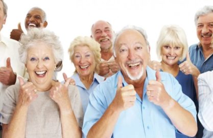 Счастливые и здоровые пожилые люди (иллюстрация из открытых источников)