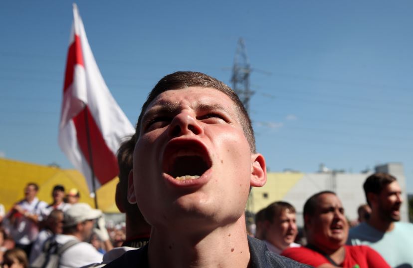 Протесты в Белоруссии 2020 г (иллюстрация из открытых источников)