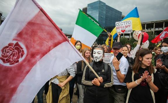 Протесты в Минске (иллюстрация из открытых источников)