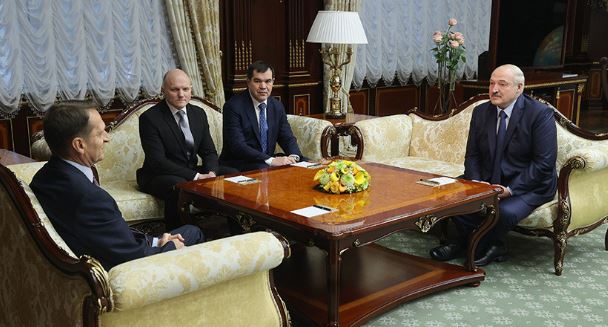 Нарышкин на встрече с Лукашенко в Белоруссии (иллюстрация из открытых источников)