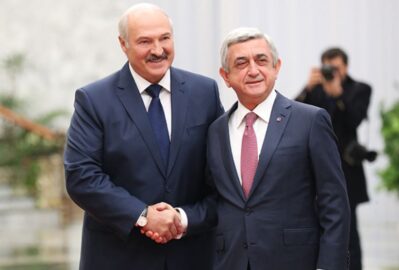 Александр Лукашенко и Серж Саргсян (фото - president.gov.by)