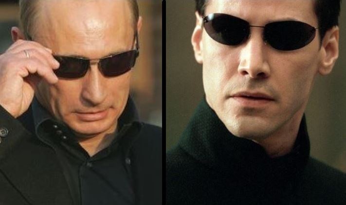 Путин и Нео. Матрица (иллюстрации из открытых источников)