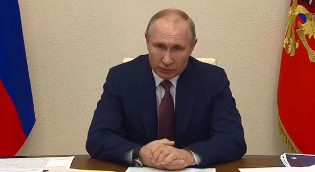 В. Путин. Совещание с вице-премьерами 13.01.2021 г. (скриншот видео)