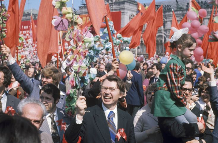 На первомайской демонстрации в СССР. Фото РИА «Новости»