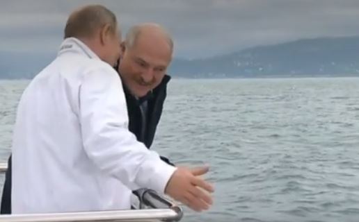Встреча Путина и Лукашенко в Сочи 29 мая 2021 г. (скриншот видео, РОСГОД)