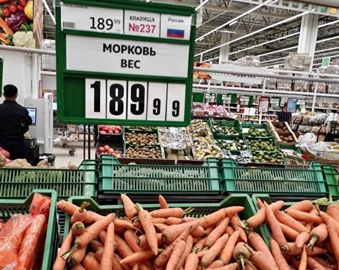 Цены на морковь в Екатеринбурге, фото из Instagram губернатора Свердловской области Евгения Куйвашева
