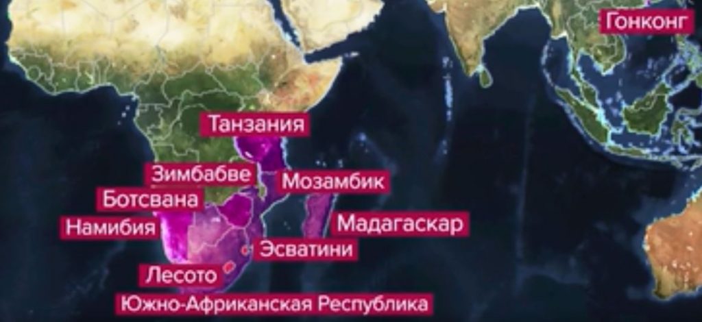 Россия ограничит въезд в страну иностранцам из-за нового штамма коронавируса (скриншот видео)