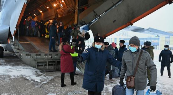 Эвакуация российских граждан из Казахстана (фото Григорий Сысоев, РИА Новости)