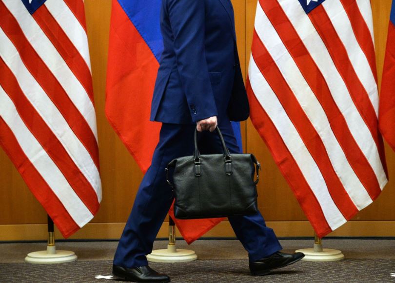 На переговорах Россия США (иллюстрация - фото РИА Новости)