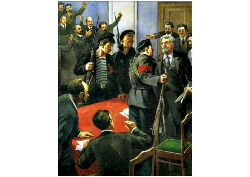 Картина «Разгон учредительного собрания» (иллюстрация из открытых источников)