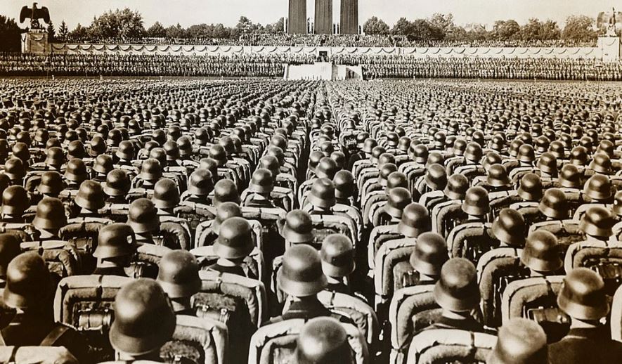Парад в Германии, 1937 год (иллюстрация из открытых источников)