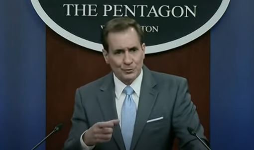 Пентагон направит дополнительные силы в Европу (скриншот видео брифинга Джона Кирби)