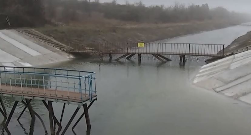 Восстановлена подача днепровской воды в Крым (скриншот видео)