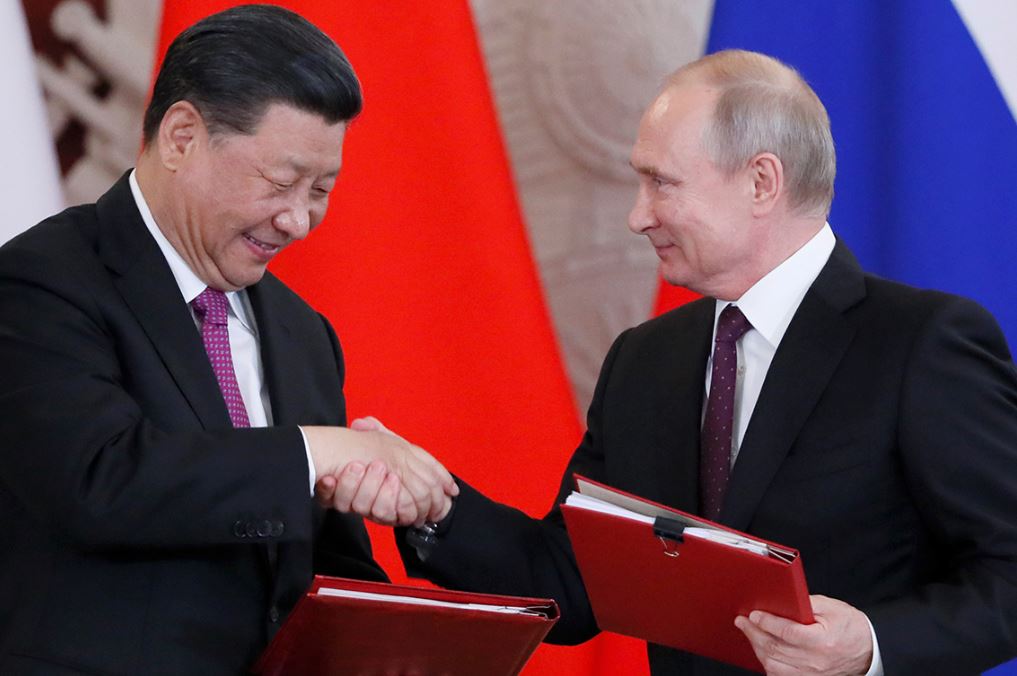 Путин и Си Цзиньпин (иллюстрация из открытых источников)