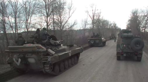 Военная спецоперация на Украине (фото телеканала Звезда)