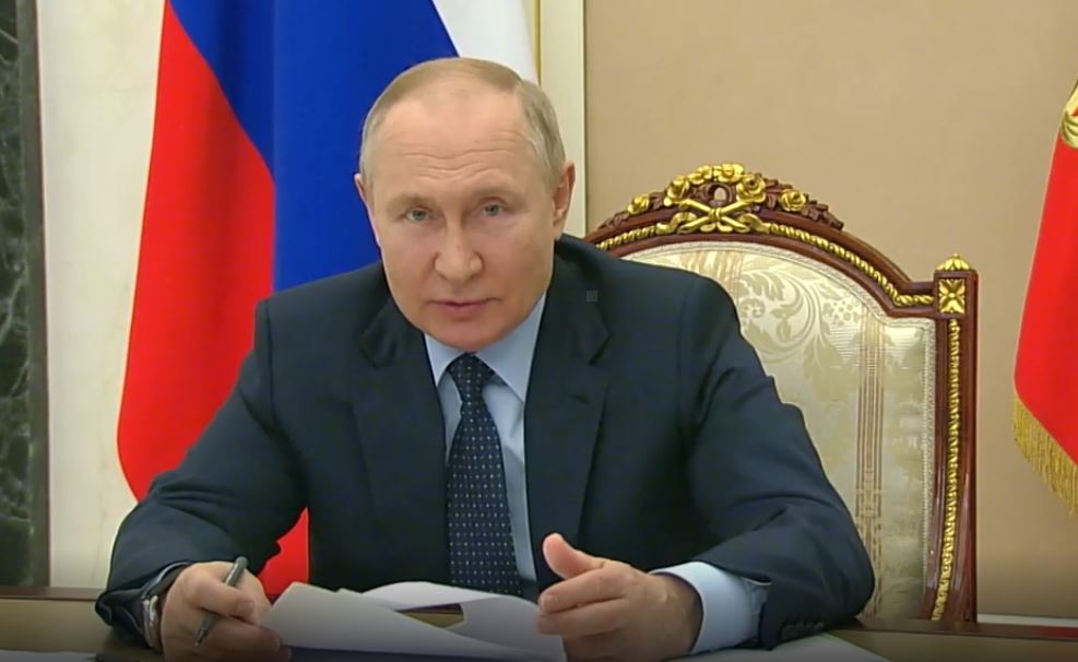 Путин назначил пять врио глав регионов (скриншот видео с сайта Кремля)