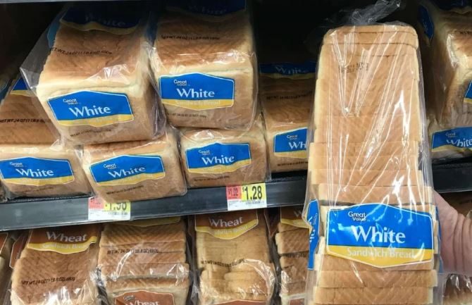 Хлеб в магазине США (иллюстрация из открытых источников)