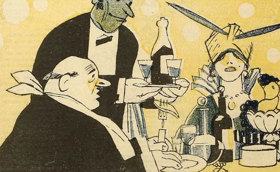 Антинародная «элита» 20-30-х годов (иллюстрация – карикатура журнала «Крокодил»)