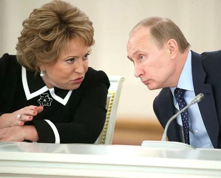 Матвиенко и Путин